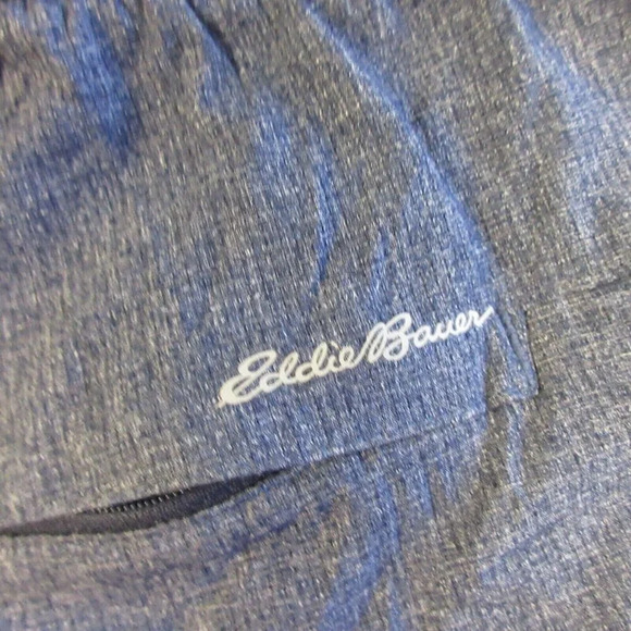 Eddie Bauer Mens Travex Shorts XL Gym Blue Performance Athletic Pockets 240 - Picture 9 of 11